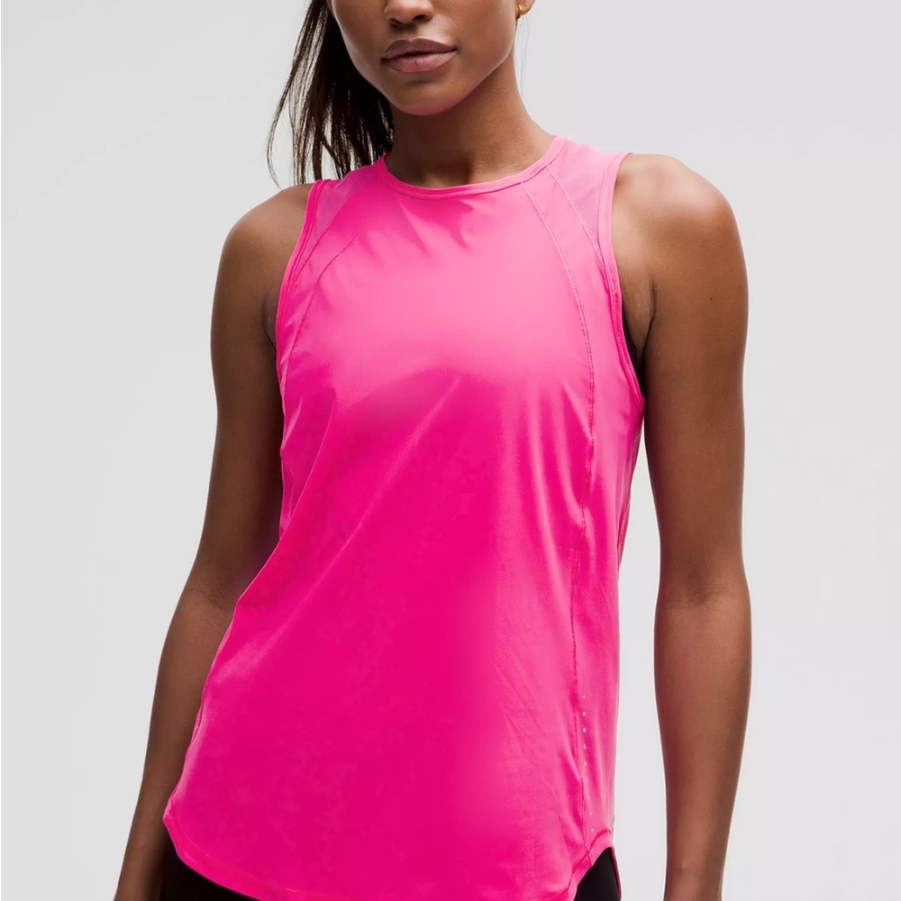 Sleeveless Magenta Top